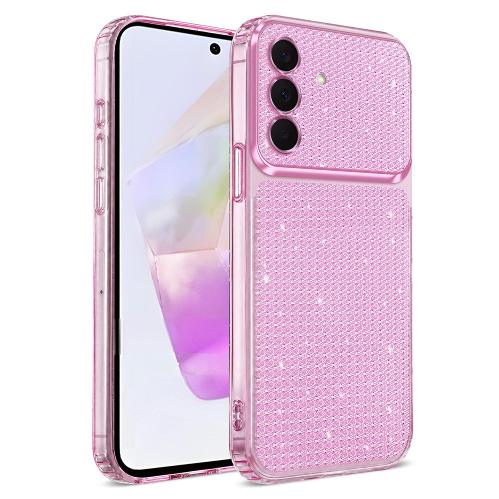 Samsung Galaxy A36 5G / Galaxy A56 5G / Galaxy A37 5G TPU-skal Diamanttextur Glitter Stötsäkert mobilskal med Airbaghörn