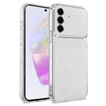 TPU-cover til Samsung Galaxy A18 5G / A17 5G / A17 4G / A26 5G / F17 5G / M17 5G med diamanttekstur, glitter og stødsikker beskyttelse med airbag-hjørner
