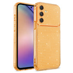 Samsung Galaxy A15 5G / Galaxy A15 4G TPU-etui med diamanttekstur, glitter og stødsikker beskyttelse med airbags-hjørner