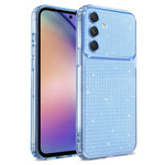 Samsung Galaxy A15 5G / Galaxy A15 4G TPU-etui med diamanttekstur, glitter og stødsikker beskyttelse med airbags-hjørner