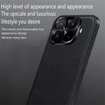 Xiaomi 17T-skal PU + TPU + PC-mobilbakstycke med metalllinsram