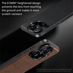 Xiaomi 17T-skal PU + TPU + PC-mobilbakstycke med metalllinsram