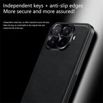 Xiaomi 17T-skal PU + TPU + PC-mobilbakstycke med metalllinsram