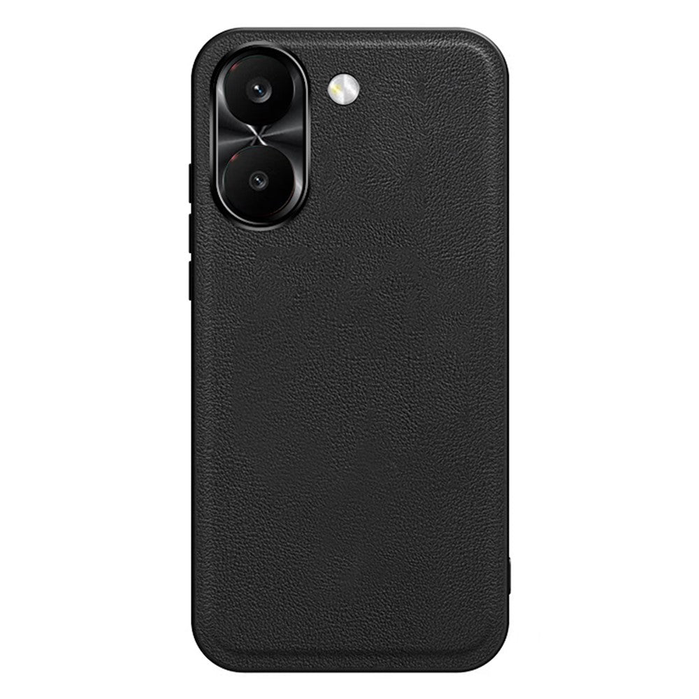 For Xiaomi Redmi Turbo 5 5G Case PU + TPU + PC Phone Back Cover with Metal Lens Frame