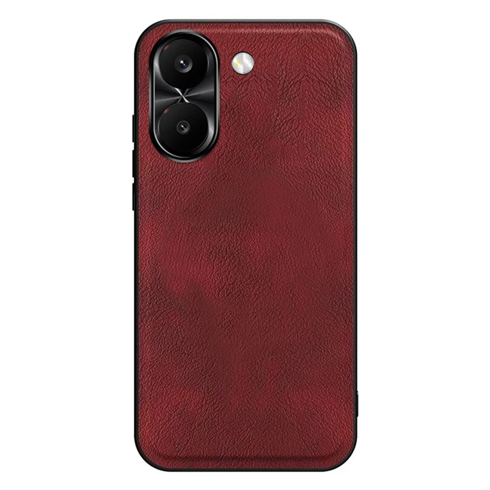 For Xiaomi Redmi Turbo 5 5G Case PU + TPU + PC Phone Back Cover with Metal Lens Frame