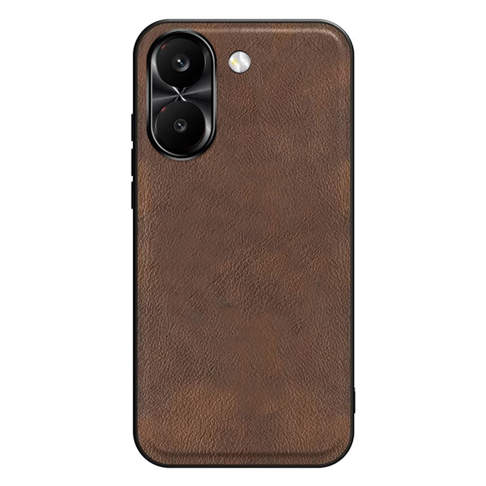 For Xiaomi Redmi Turbo 5 5G Case PU + TPU + PC Phone Back Cover with Metal Lens Frame