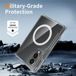 Til Samsung Galaxy Z Fold8 Magnetisk Cover PC + TPU Gennemsigtigt Telefoncover + 2 stk. Hærdet Glasfilm til Udvendig Skærm + 2 stk. Hydrogelfilm til Indvendig Skærm