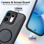Oppo Reno16 5G (Global) / Reno16 Pro 5G (Global) Magnetiskt Skal Skin Touch Matt PC + TPU Fallskyddande mobilskal