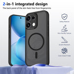 For Oppo Reno16 F 5G Magnetic Case Skin Touch Matte PC + TPU Anti-Drop Phone Cover