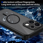 For Oppo Reno16 F 5G Magnetic Case Skin Touch Matte PC + TPU Anti-Drop Phone Cover