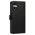 Samsung Galaxy A07 5G / A07 4G / A07s 4G / F07 4G / M07 4G-skal PU-läder, fjärilsblommigt plånboksfodral med dragkedja och handledsrem / axelrem