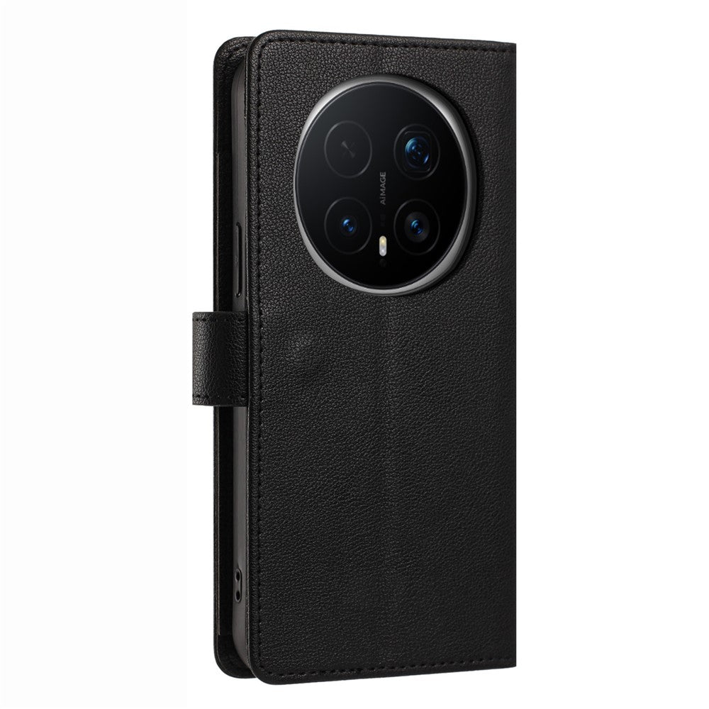 For Honor Magic8 Pro 5G Case PU Leather Butterfly Floral Zippered Wallet Phone Cover with Wrist Strap / Shoulder Strap