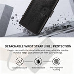 For Xiaomi 17 Pro Max Case PU Leather Butterfly Floral Zippered Wallet Phone Cover with Wrist Strap  /  Shoulder Strap