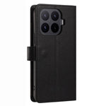 Xiaomi 17T-skal i PU-läder med fjärilsmönster och dragkedja, plånbok och handledsrem/axelrem