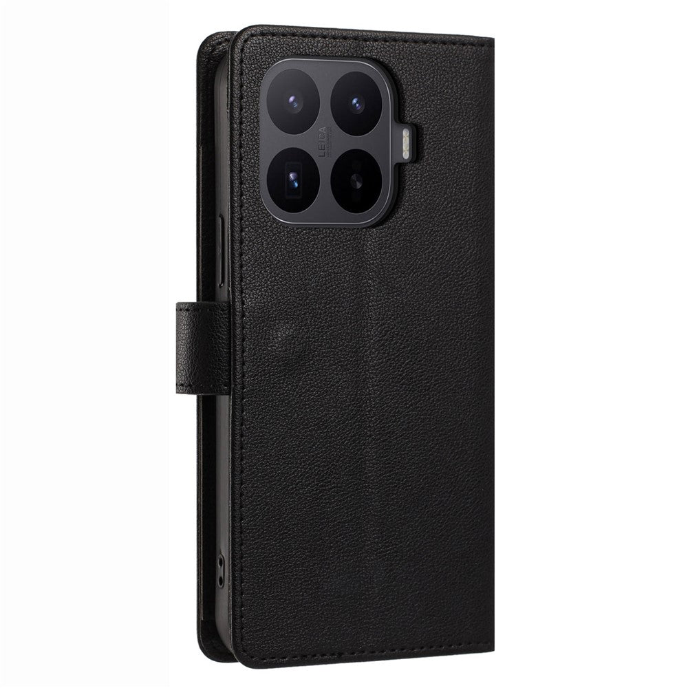 Xiaomi 17T-skal i PU-läder med fjärilsmönster och dragkedja, plånbok och handledsrem/axelrem