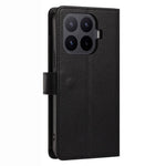 Xiaomi 17T Pro-skal i PU-läder med fjärilsmönster och dragkedja, plånbok och handledsrem/axelrem