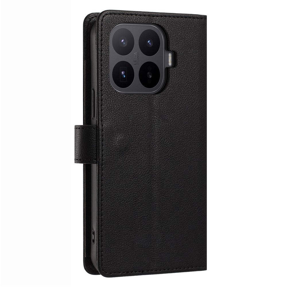 Xiaomi 17T Pro-skal i PU-läder med fjärilsmönster och dragkedja, plånbok och handledsrem/axelrem