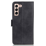 For Samsung Galaxy S23 Bump Proof Protection Cover Magnetic Wallet Foldable Stand Cowhide Texture PU Leather Case