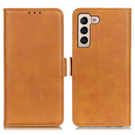 For Samsung Galaxy S23 Bump Proof Protection Cover Magnetic Wallet Foldable Stand Cowhide Texture PU Leather Case