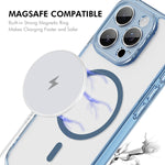 HAT PRINCE for iPhone 16 Pro ENKAY  Magnetic Case Crystal Clear TPU Phone Cover with High Aluminium-silicon Glass Screen Protector