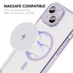 HAT PRINCE for iPhone 15 Plus ENKAY Magnetic Case Crystal Clear TPU Phone Cover with High Aluminum-silicon Glass Screen Protector