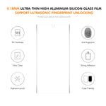 HAT PRINCE til Samsung Galaxy S25 Ultra ENKAY magnetisk skal, gennemsigtigt TPU-mobilskal med skærmbeskyttelse i højt aluminium-silikoneglas (fingeraftrykslåsning)