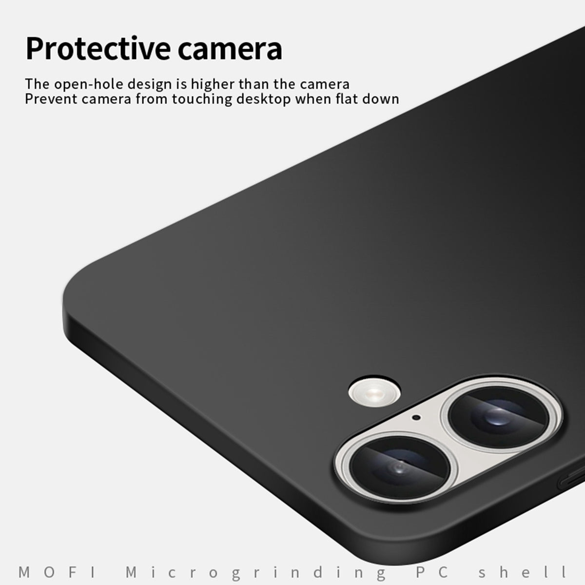MOFI til iPhone 18 Telefoncover Skjold Mat Serie Ultratyndt PC Beskyttelsescover