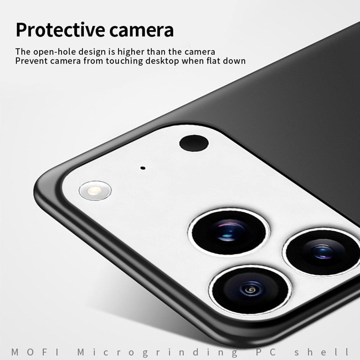 MOFI til iPhone 18 Pro Cover Shield Matte Series Ultra Slim PC Beskyttelsescover