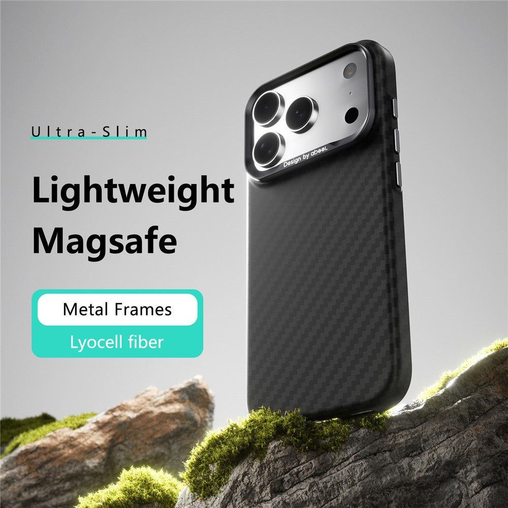 ABEEl for iPhone 18 Pro / 17 Pro Magnetic Case PC + TPU Ultra Thin Minimalist Phone Cover