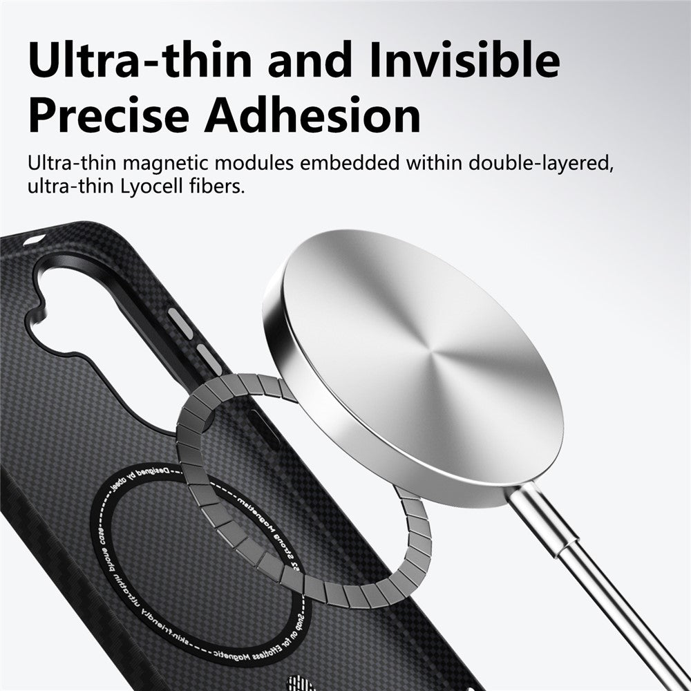 ABEEl for Samsung Galaxy A37 5G Magnetic Case PC + TPU Ultra Thin Minimalist Phone Cover