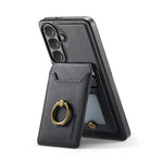 MAGGING K1-serien för Samsung Galaxy S26 FE magnetiskt skal PC + TPU + PU mobilskal med korthållare