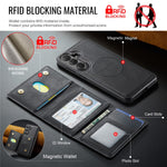 MAGKING K4 Series til Samsung Galaxy S26 FE Magnetisk Cover Aftagelig Pung PU TPU PC Telefoncover