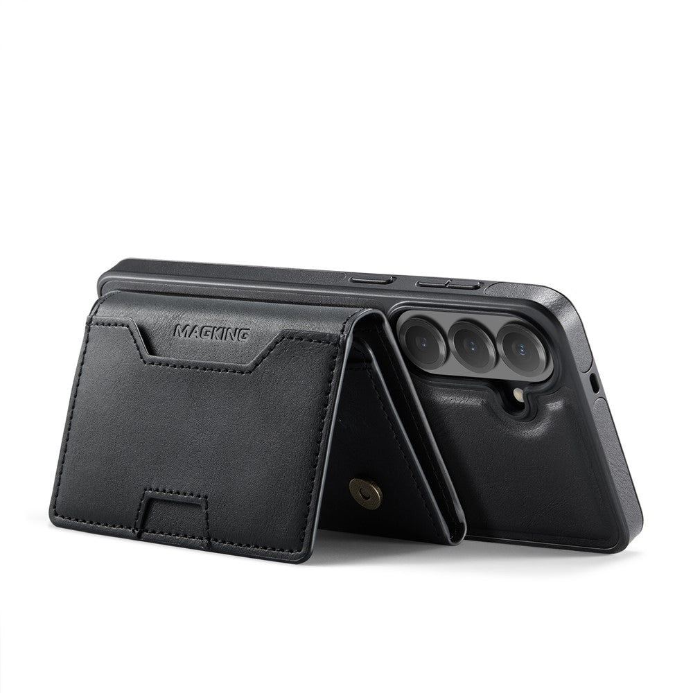 MAGKING K4 Series til Samsung Galaxy S26 FE Magnetisk Cover Aftagelig Pung PU TPU PC Telefoncover
