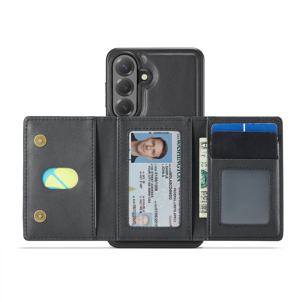 MAGKING K4 Series til Samsung Galaxy S26 FE Magnetisk Cover Aftagelig Pung PU TPU PC Telefoncover