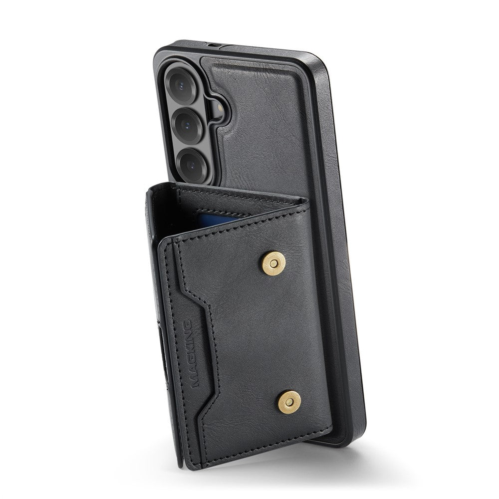 MAGKING K4 Series til Samsung Galaxy S26 FE Magnetisk Cover Aftagelig Pung PU TPU PC Telefoncover