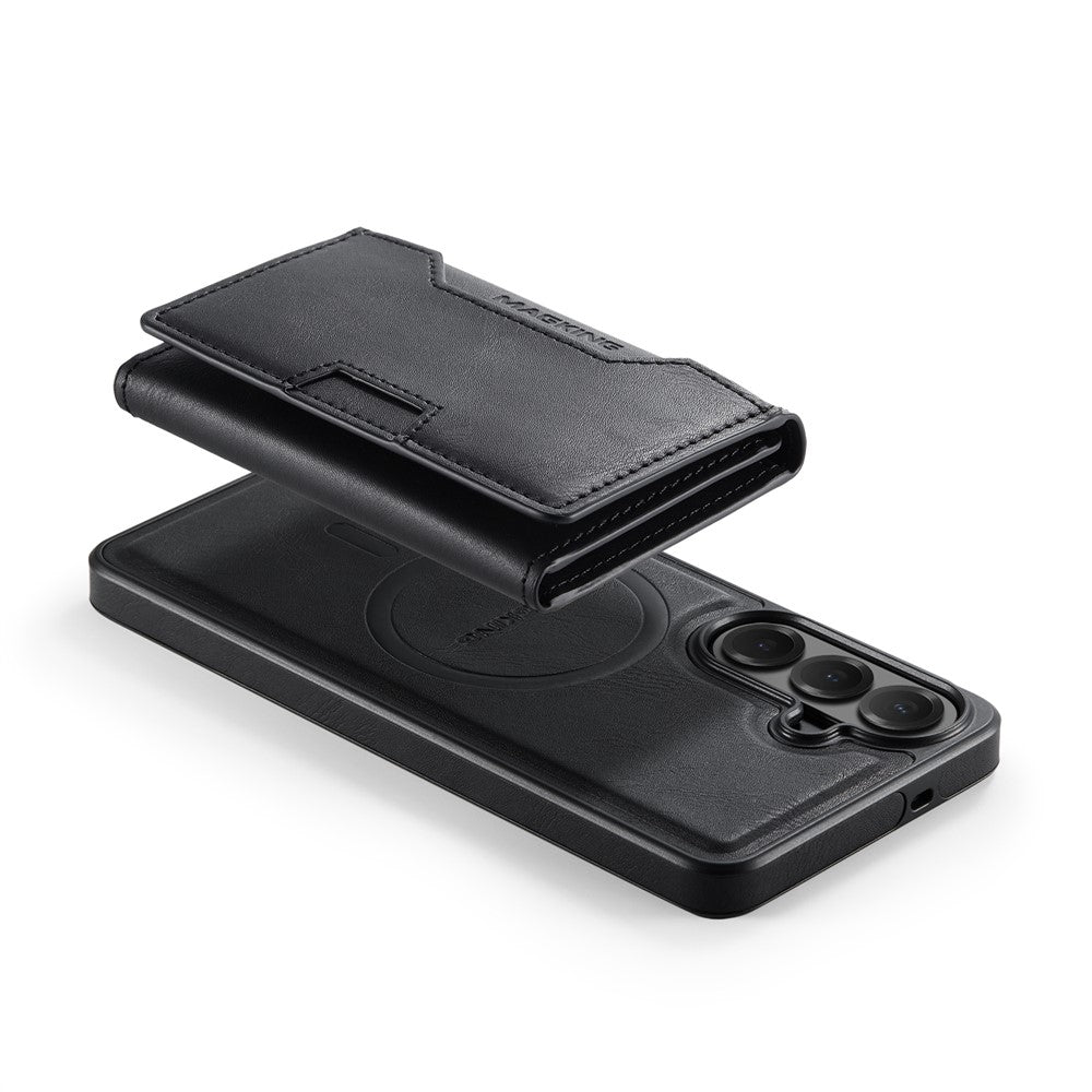 MAGKING K4 Series til Samsung Galaxy S26 FE Magnetisk Cover Aftagelig Pung PU TPU PC Telefoncover