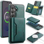 MAGGING K2-serien för Samsung Galaxy S26 FE magnetiskt skal PC + TPU + PU mobilskal med RFID-blockerande plånbok