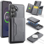 MAGGING K2-serien för Samsung Galaxy S26 FE magnetiskt skal PC + TPU + PU mobilskal med RFID-blockerande plånbok