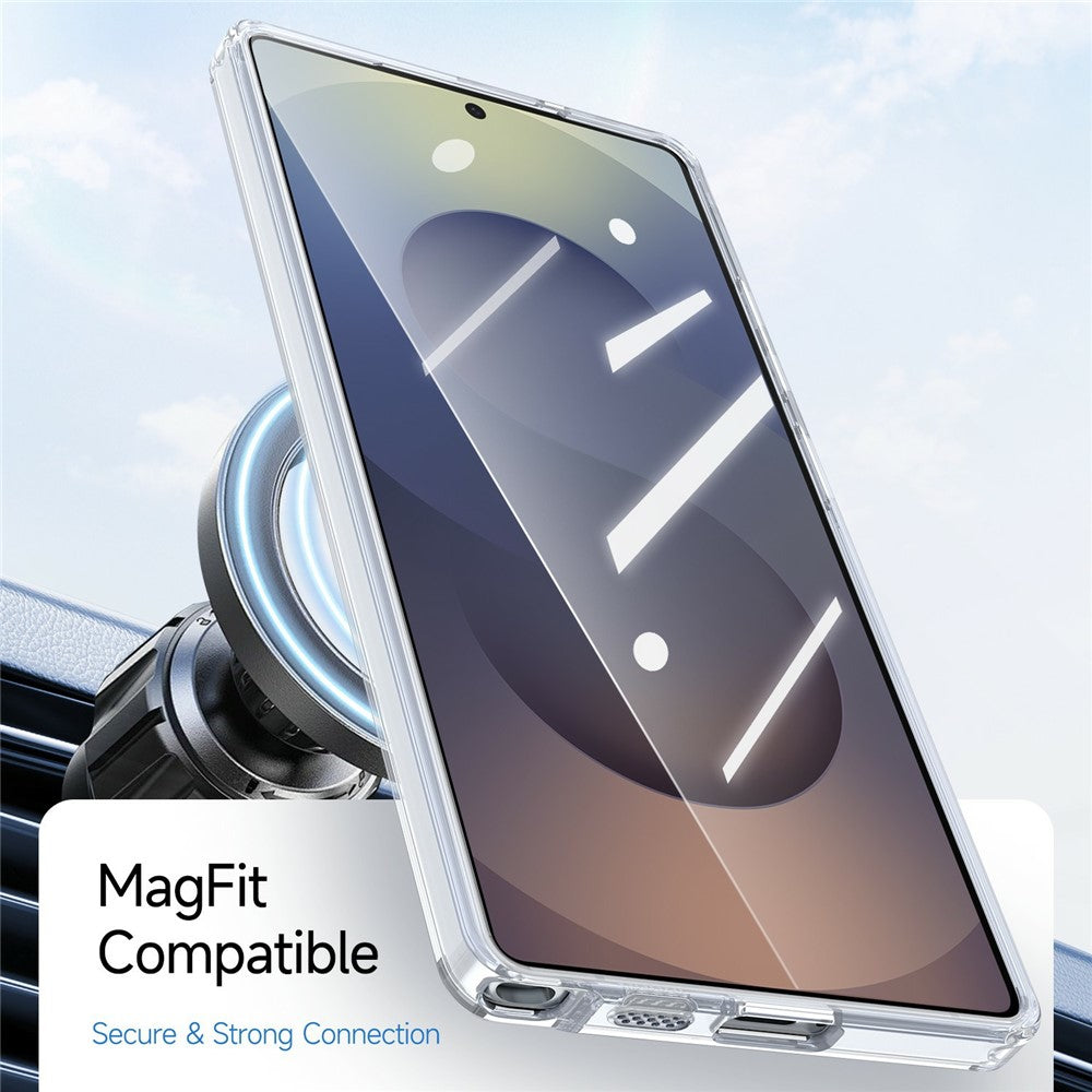 Samsung Galaxy S24 Ultra Magnetiskt Skal TPU + Akryl Stötsäkert Reptåligt mobilskal