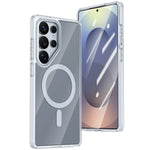 Magnetisk Samsung Galaxy S25 Ultra-cover i TPU + akryl, stødsikkert og ridsefast mobilcover