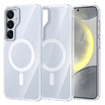 For Samsung Galaxy S26+ Magnetic Case TPU + Acrylic Shockproof Anti-Scratch Phone Cover