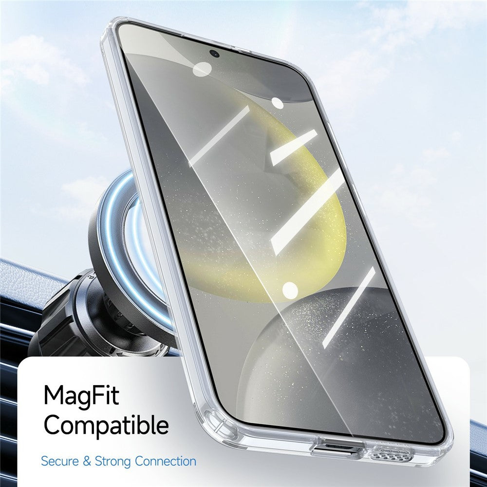 For Samsung Galaxy S26+ Magnetic Case TPU + Acrylic Shockproof Anti-Scratch Phone Cover