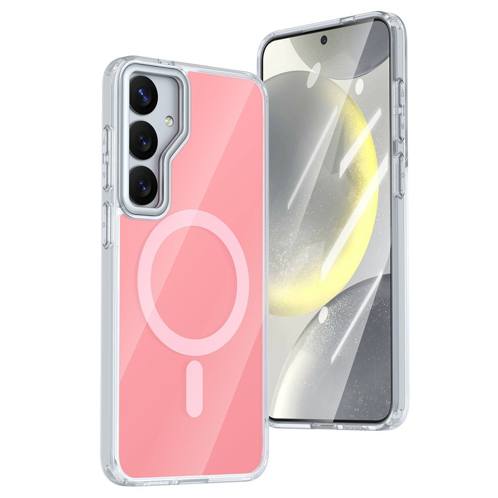 For Samsung Galaxy S26+ Magnetic Case TPU + Acrylic Shockproof Anti-Scratch Phone Cover