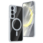 For Samsung Galaxy S26+ Magnetic Case TPU + Acrylic Shockproof Anti-Scratch Phone Cover