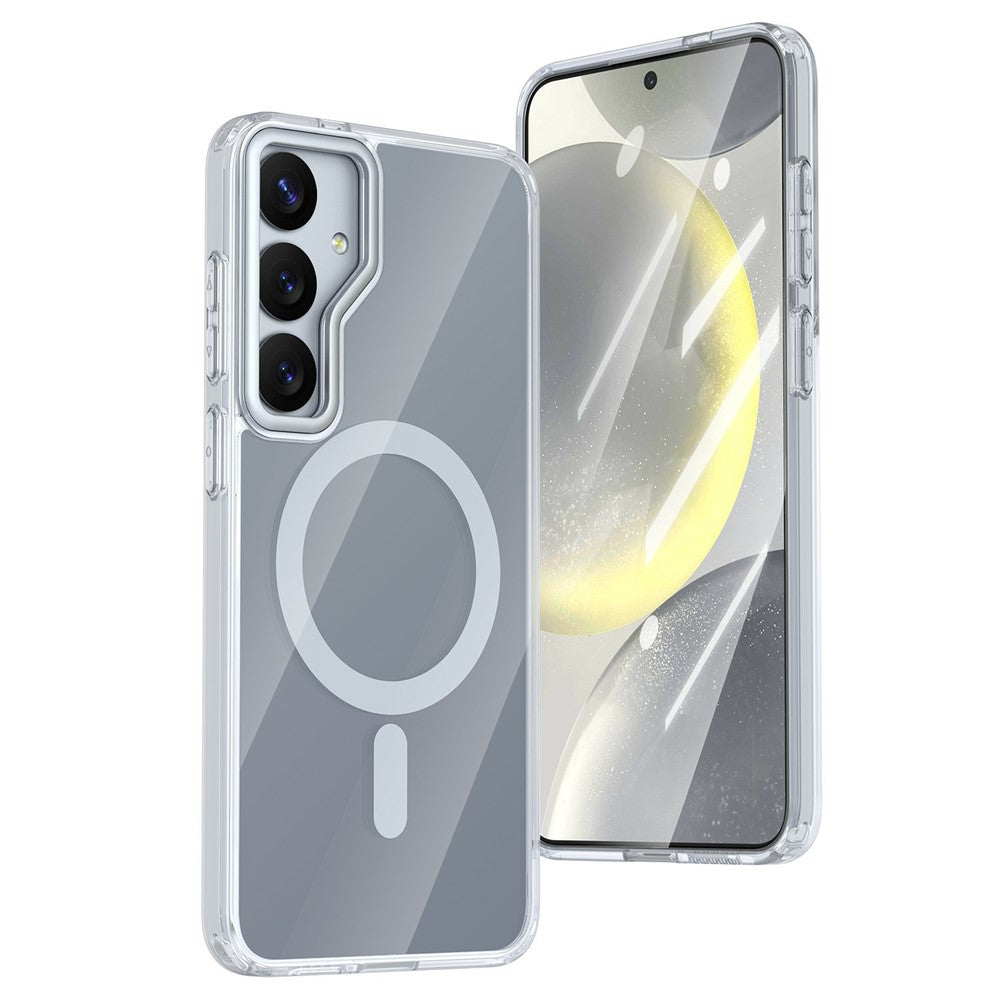 For Samsung Galaxy S26+ Magnetic Case TPU + Acrylic Shockproof Anti-Scratch Phone Cover