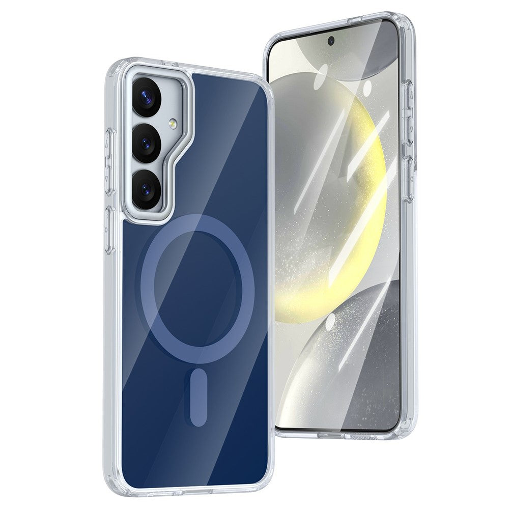 For Samsung Galaxy S26+ Magnetic Case TPU + Acrylic Shockproof Anti-Scratch Phone Cover