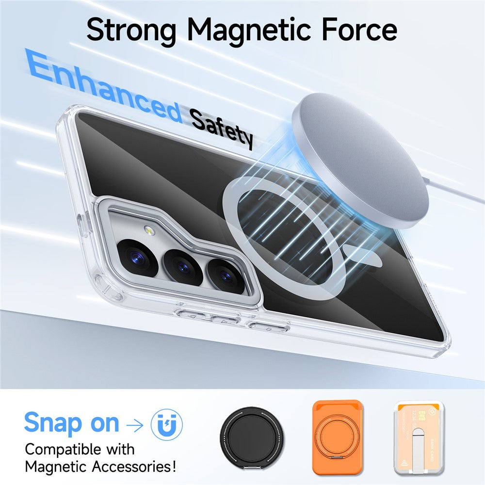 Til Samsung Galaxy S26 FE Magnetisk Cover TPU + Akryl Stødsikker Anti-ridse Telefoncover