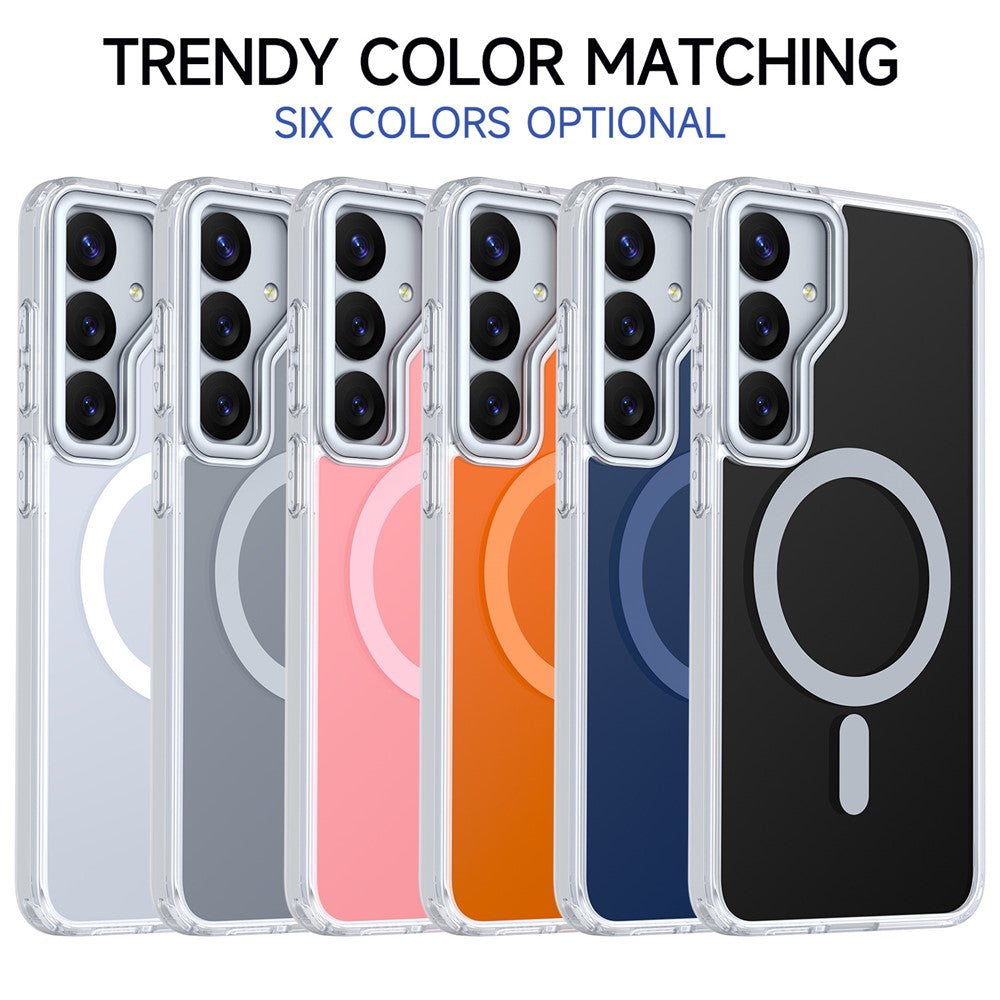Til Samsung Galaxy S26 FE Magnetisk Cover TPU + Akryl Stødsikker Anti-ridse Telefoncover