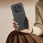 For Xiaomi Redmi Note 15 4G (Global) Magnetic Case Cloth Texture PU Leather + PC + TPU Phone Cover