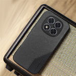For Xiaomi Redmi Note 15 Pro 4G (Global) Magnetic Case Cloth Texture PU Leather + PC + TPU Phone Cover